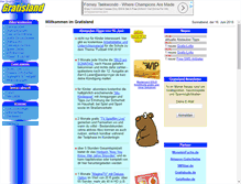 Tablet Screenshot of gratisland.de